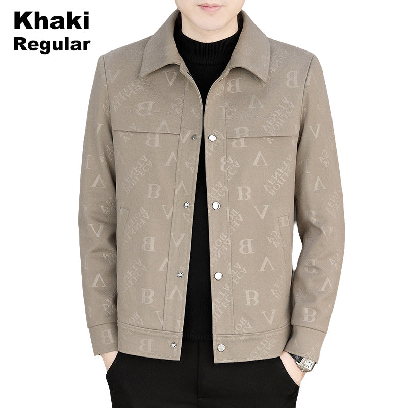 ✨New Arrival✨Men's Warm and Comfortable Lapel Wool Jacket