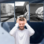Universal U-Shape Boneless Windshield Wiper Blades for Car [1 Pair]