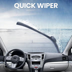 Universal U-Shape Boneless Windshield Wiper Blades for Car [1 Pair]