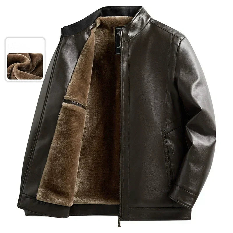 🔥2025 HOT SALE🔥 Men's Casual PU Leather Jacket