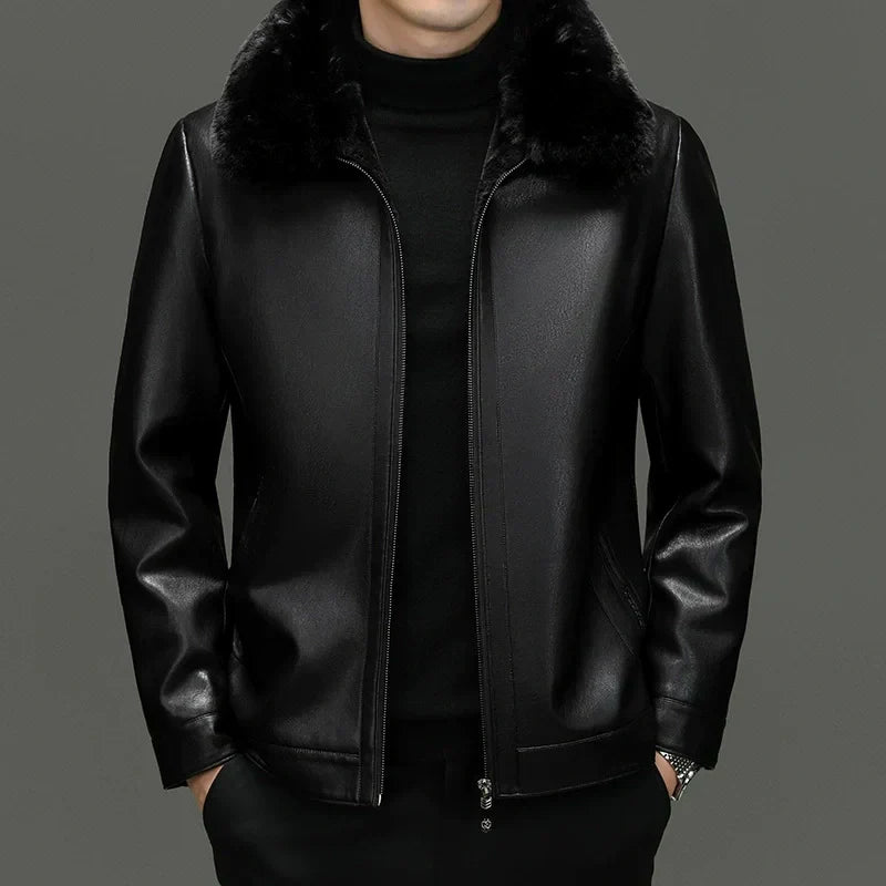 🔥2025 HOT SALE🔥 Men's Casual PU Leather Jacket