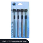 Three-Sided Toothbrush with Soft Bristles for Superior Clean