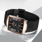 🔥Christmas Limited-Time Sale🔥Men’s Ultra-thin Square Mesh Belt Quartz Watch