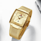 🔥Christmas Limited-Time Sale🔥Men’s Ultra-thin Square Mesh Belt Quartz Watch