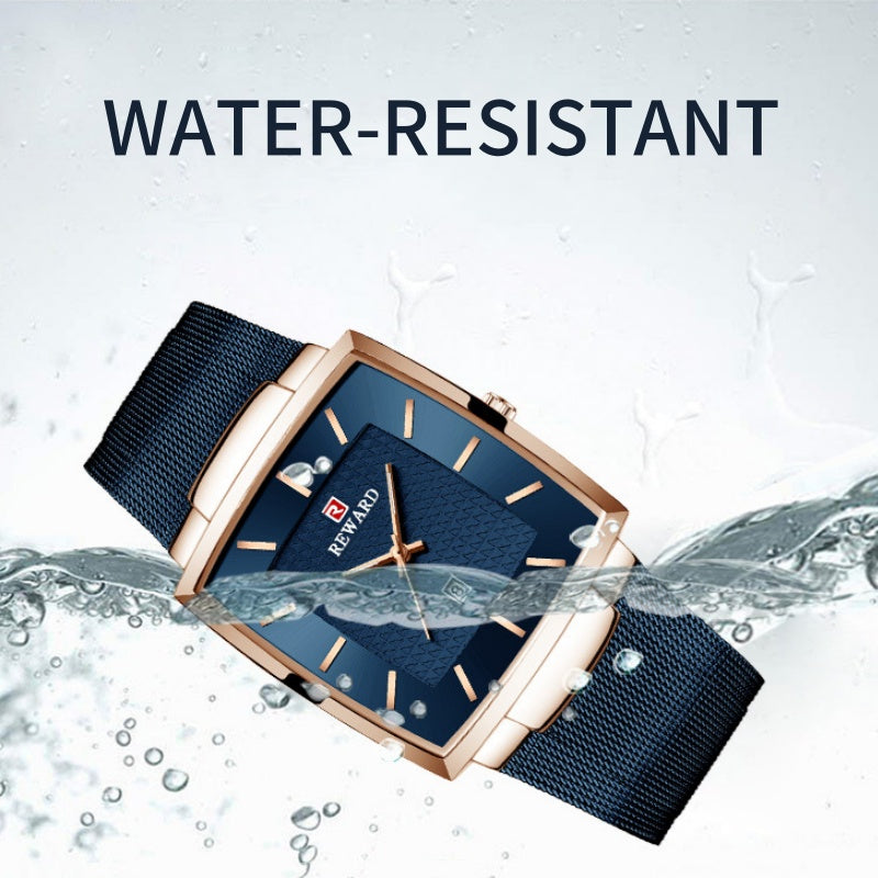 🔥Christmas Limited-Time Sale🔥Men’s Ultra-thin Square Mesh Belt Quartz Watch
