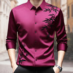 💥2025 HOT🔥Men's Thickened Print Lapel Button Down Shirts