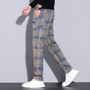 🌟Fliwos® Men's Multi-Pocket Plaid Casual Pants