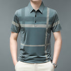 🌟Fliwos® Men's Striped Non-Iron Shirt Short Sleeve