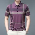 🌟Fliwos® Men's Striped Non-Iron Shirt Short Sleeve