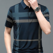 🌟Fliwos® Men's Striped Non-Iron Shirt Short Sleeve