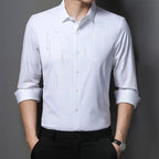 🌟Cost-effective💨Men's Wrinkle-Free Long Sleeve Shirt👔
