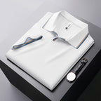 👑2025 High-end Series✨Men's Business Casual Mulberry Silk Blend Short-sleeved Shirt