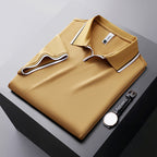 👑2025 High-end Series✨Men's Business Casual Mulberry Silk Blend Short-sleeved Shirt