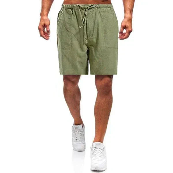💥50%OFF☀️Stay Cool & Sharp - Men's Relaxed Linen Shorts🩳