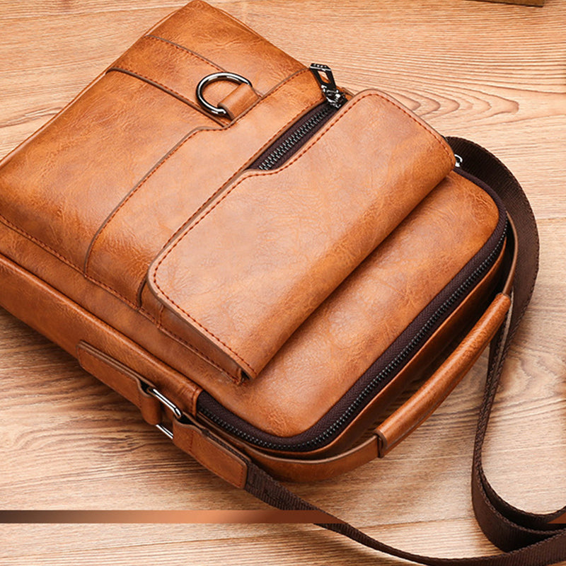 💼 50% OFF NOW! ✨ Men's Business Casual Large Capacity Bag - Durable Nylon with Laptop Compartment & Organized Pockets for Work & Travel 🚀👜