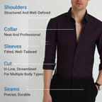 👑Fliwos® Men's Breathable Wrinkle-Free Striped Shirt
