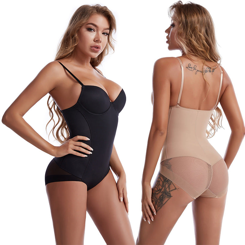 🏆Shapewear Bodysuit with Bra | Ruched Slimming Adjustable Waist✨