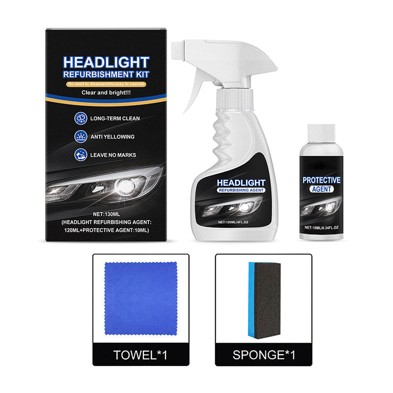 🚘Black Friday Sale 50% OFF!!⚡ Automotive Headlamp Restoration Fluid, blurring enhanced crystalline coating refurbisher