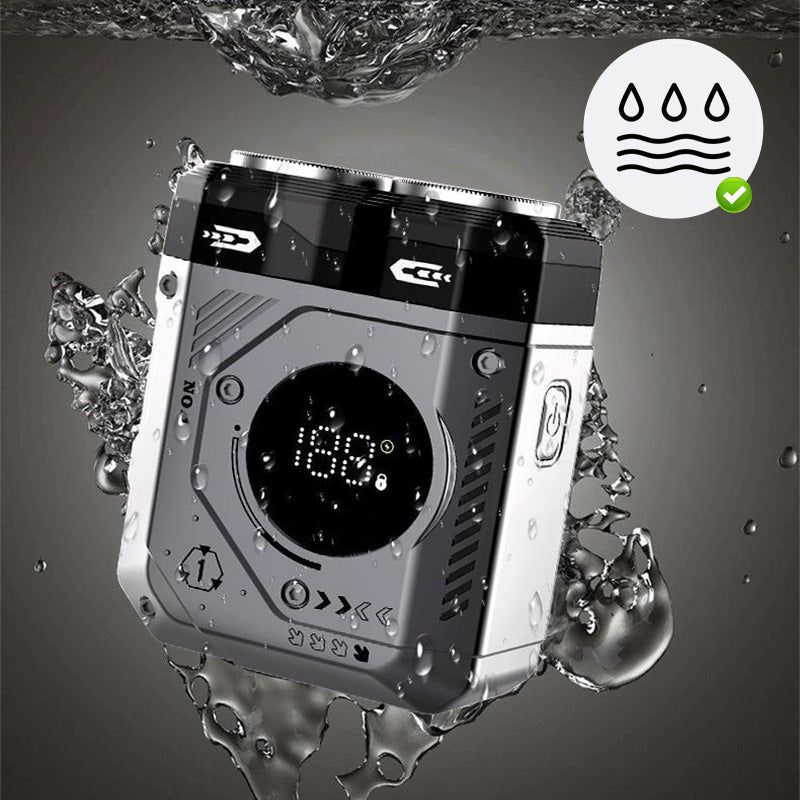 💥 7th Generation Men's Portable Dual-Head Washable Magnetic Shaver