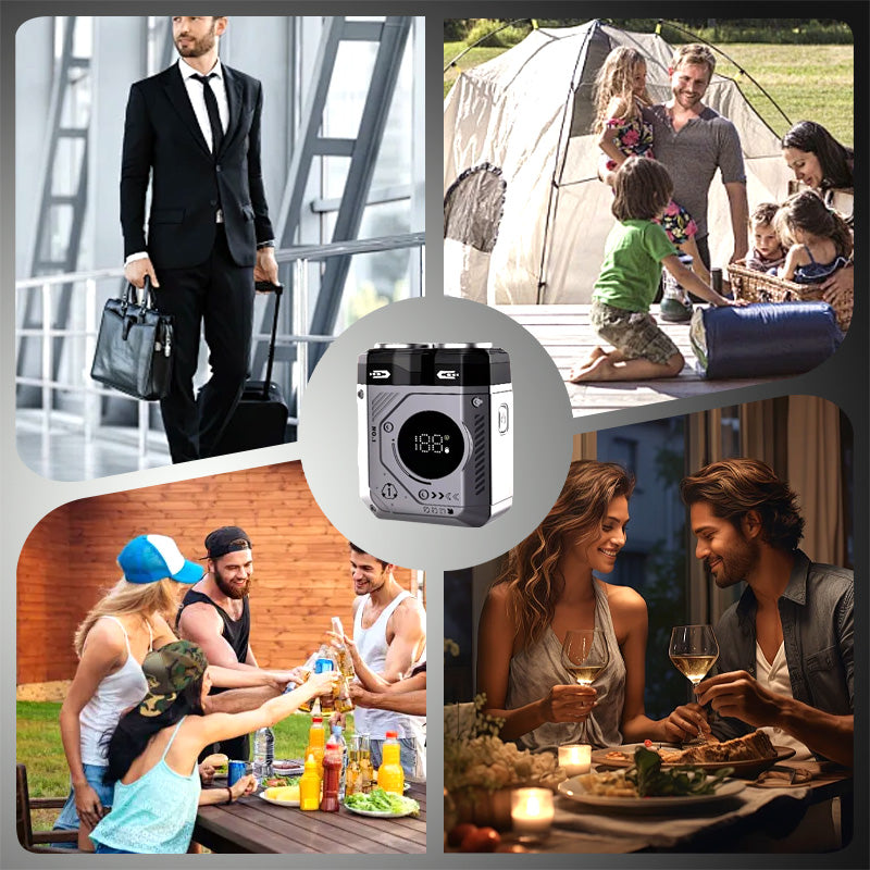 💥 7th Generation Men's Portable Dual-Head Washable Magnetic Shaver