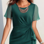 🥰Elegant Fashion Solid Color Dress