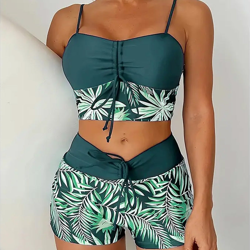 🎁Women’s Printed Two-Piece Swimsuit🌙 Free £15 Moon & Star Necklace with order!