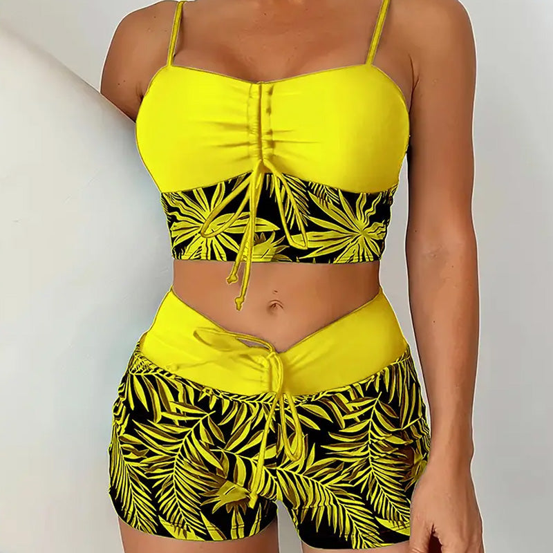 🎁Women’s Printed Two-Piece Swimsuit🌙 Free £15 Moon & Star Necklace with order!