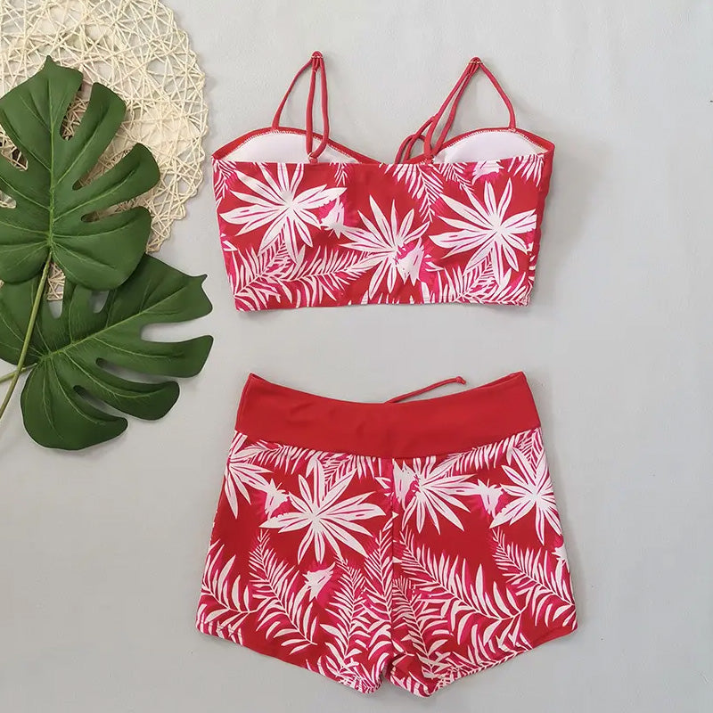 🎁Women’s Printed Two-Piece Swimsuit🌙 Free £15 Moon & Star Necklace with order!
