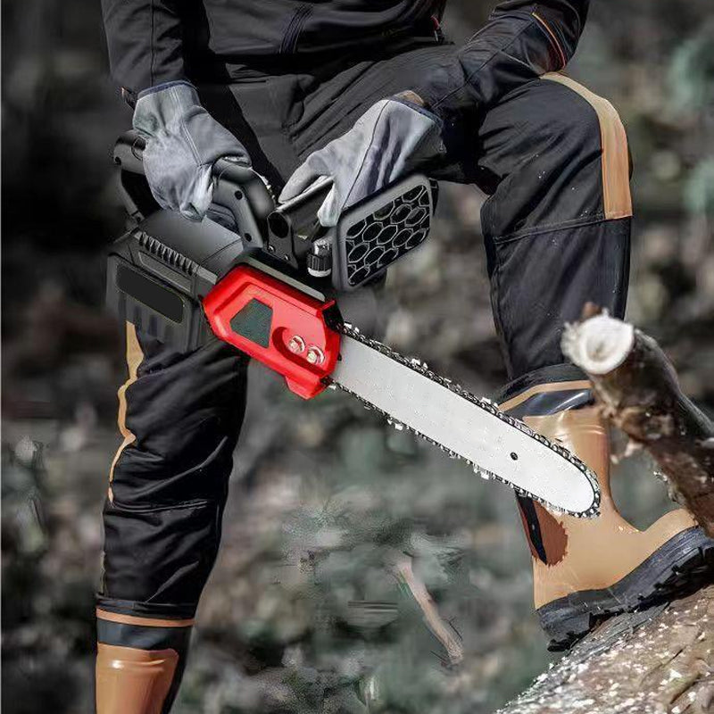 🔥Cordless high-power lithium battery chainsaw - 🎁Limited-time gift tool kit!