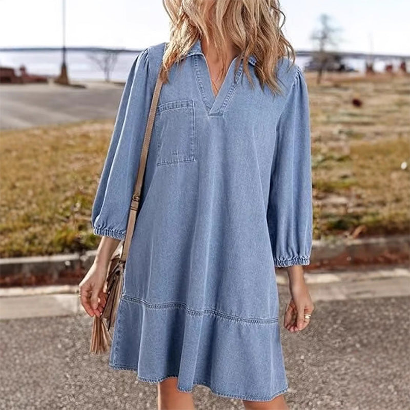💜 LAST DAY PROMOTION - 58%OFF 💜Women's Casual Denim Dress