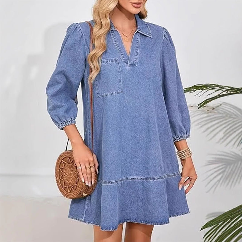 💜 LAST DAY PROMOTION - 58%OFF 💜Women's Casual Denim Dress