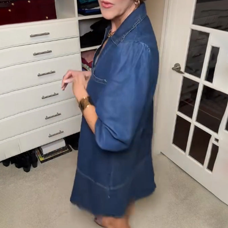 💜 LAST DAY PROMOTION - 58%OFF 💜Women's Casual Denim Dress