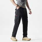Men's Deep-Pocket Straight-Leg Work Pants