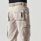Men's Deep-Pocket Straight-Leg Work Pants