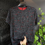 👑Heavyweight T-shirt✨Men's Printed Crew Neck Short Sleeve T-Shirt