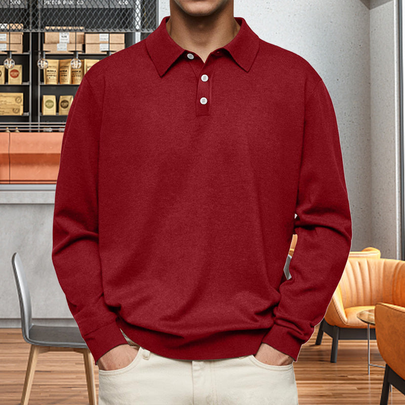 🎉Today's best discount 50% off🔥Men's Comfortable Long Sleeve Lapel Shirt