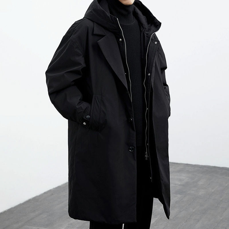 🔥Warm and Stylish✨Men's Faux Two-Piece Versatile Warm Coat—✈️Free Shipping