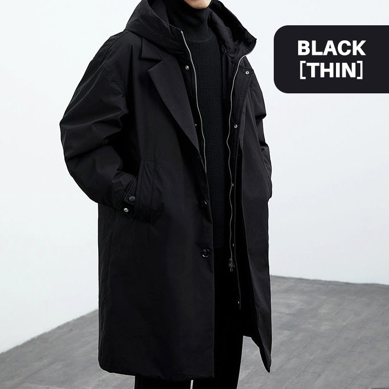 🔥Warm and Stylish✨Men's Faux Two-Piece Versatile Warm Coat—✈️Free Shipping