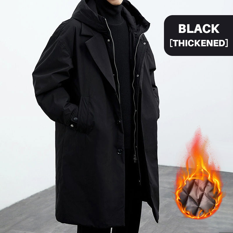 🔥Warm and Stylish✨Men's Faux Two-Piece Versatile Warm Coat—✈️Free Shipping