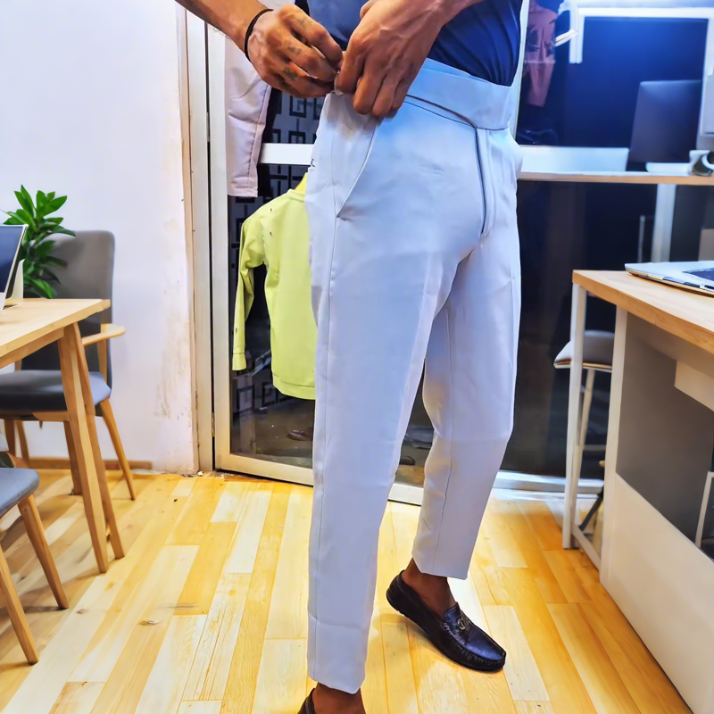💖👖Chic Cropped Pants With Crossover Waistband