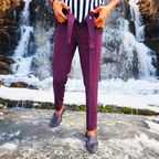 💖👖Chic Cropped Pants With Crossover Waistband