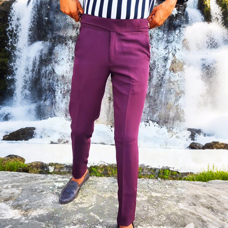 💖👖Chic Cropped Pants With Crossover Waistband