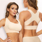 🎉LAST DAY SALE -70% OFF⚡Front Closure Cross-Back Wireless Posture Bra