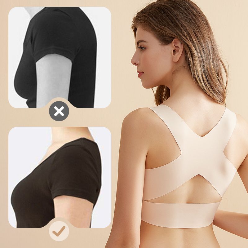 🎉LAST DAY SALE -70% OFF⚡Front Closure Cross-Back Wireless Posture Bra
