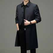 ✨👑Men's Long Button-Down Lapel Jacket🧥