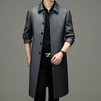 ✨👑Men's Long Button-Down Lapel Jacket🧥