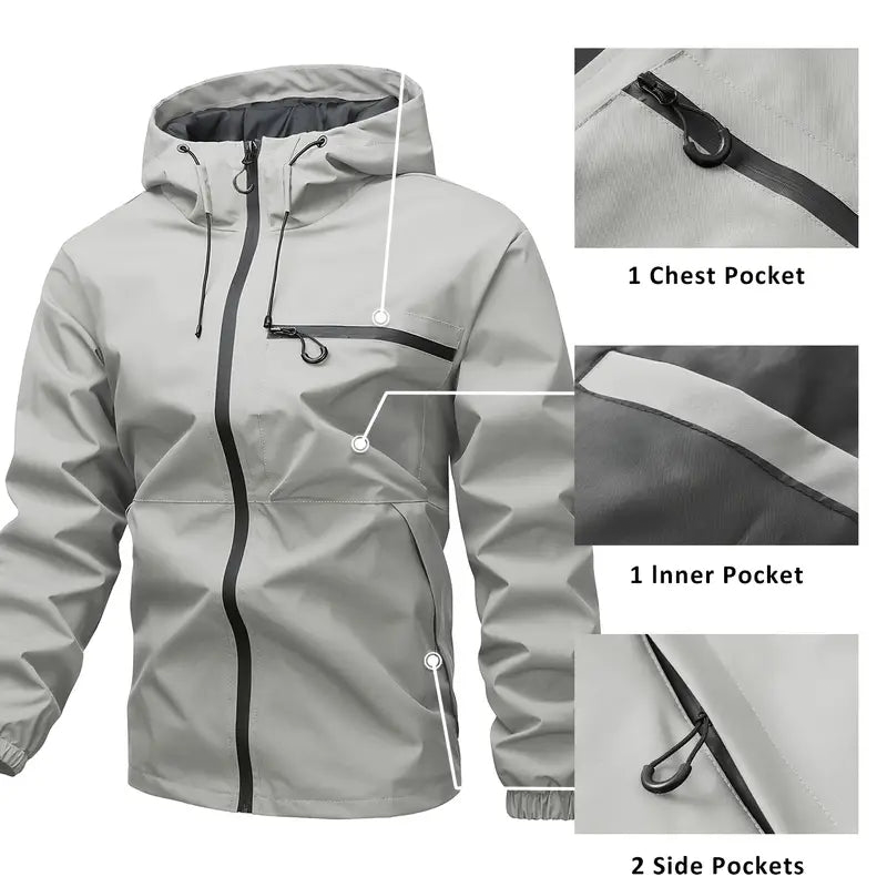 🔥LAST DAY SALE- 60% OFF⛰️3-in-1 Waterproof Men's Jacket