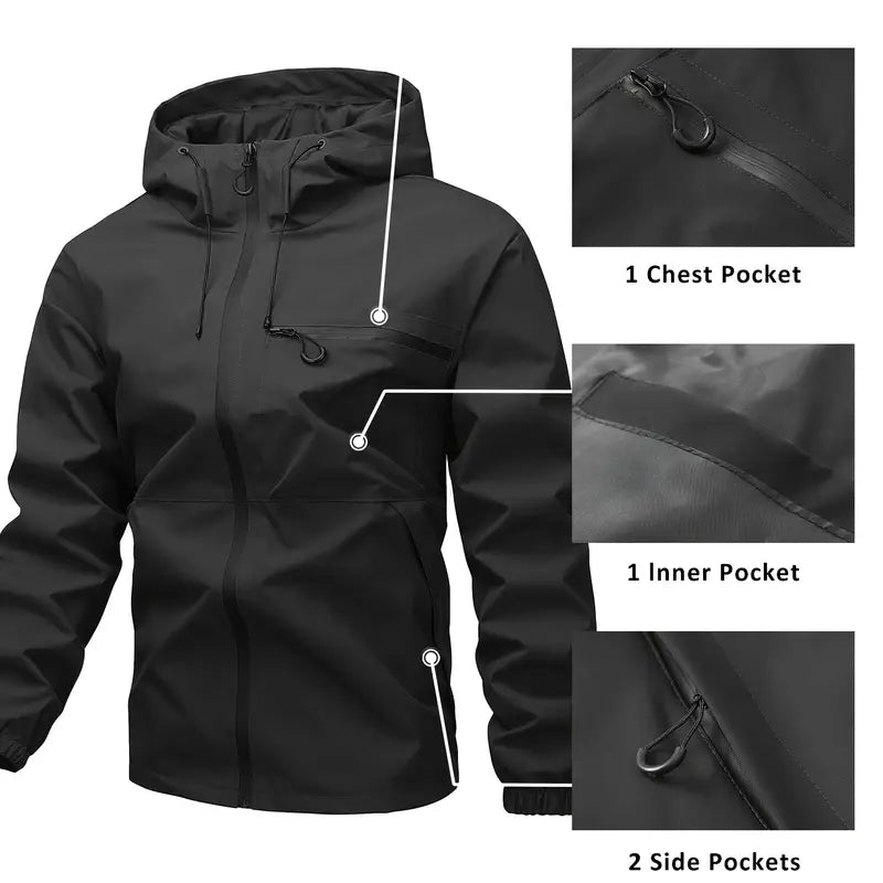 🔥LAST DAY SALE- 60% OFF⛰️3-in-1 Waterproof Men's Jacket