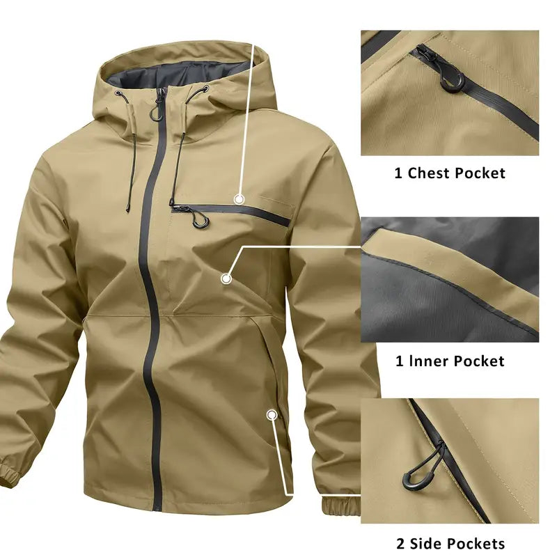 🔥LAST DAY SALE- 60% OFF⛰️3-in-1 Waterproof Men's Jacket