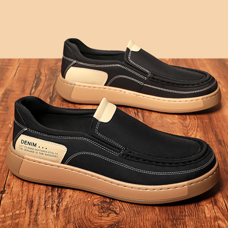 🎉Free shipping ✈️Men's Breathable Genuine Leather Elevator Loafers/Elegance & Comfort👑